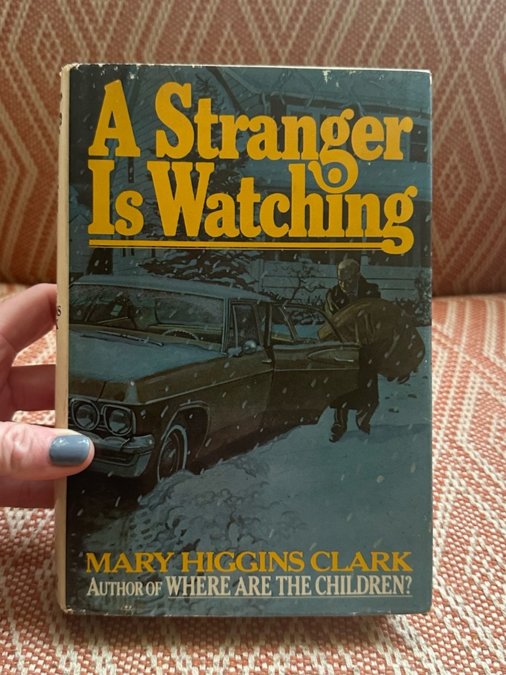 A Stranger is Watching Book by Mary Higgins Clark Signed Copy